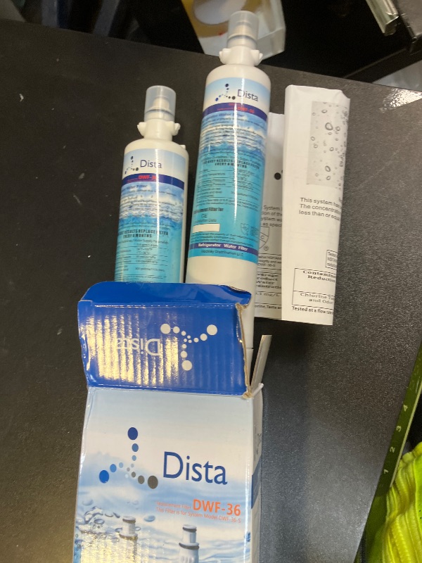 Photo 1 of Dista - Refrigerator Water Filter Cartridge Compatible with GE RPWF (Not for RPWFE) (2-Pack)