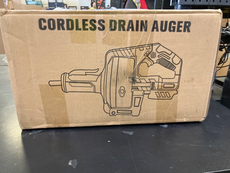 Photo 1 of Ecarke Cordless Drain Auger Compatible with Makita 18V Battery: Powerful 610 RPM Plumbing Snake Drain Auger Spiral Machine, Electric Drain Cleaner With Towel & Gloves for Kitchen,Bathroom(Tool Only))