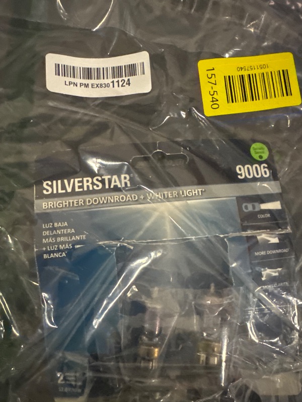 Photo 1 of SYLVANIA - 9006ST.BP2 - 9006 SilverStar - High Performance Halogen Headlight Bulb, High Beam, Low Beam and Fog Replacement Bulb, Brighter Downroad with Whiter Light (Contains 2 Bulbs)
