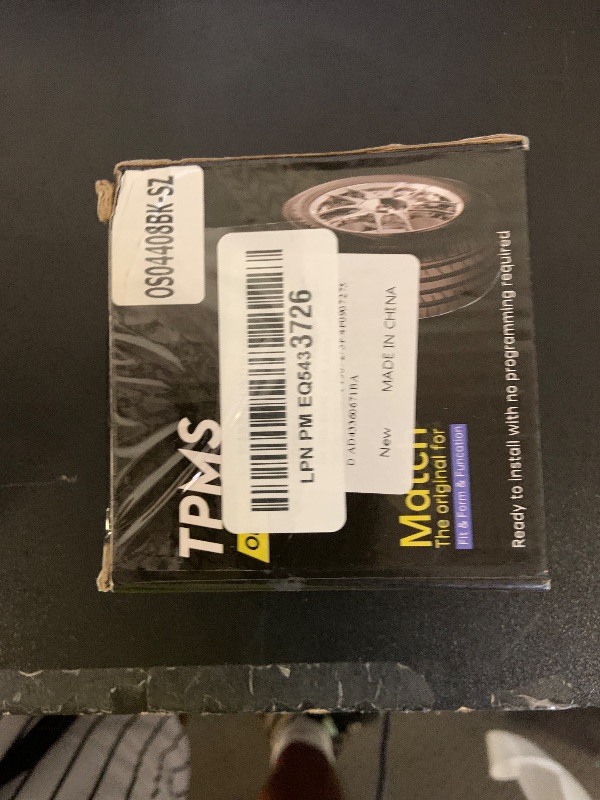 Photo 1 of BDFHYK TPMS Sensor 433 MHZ Programmed Tire Pressure Sensor Compatible with BMW Audi Aston Martin OE# 36236798726 7PP907275F 4F0907275D AD43360671BA