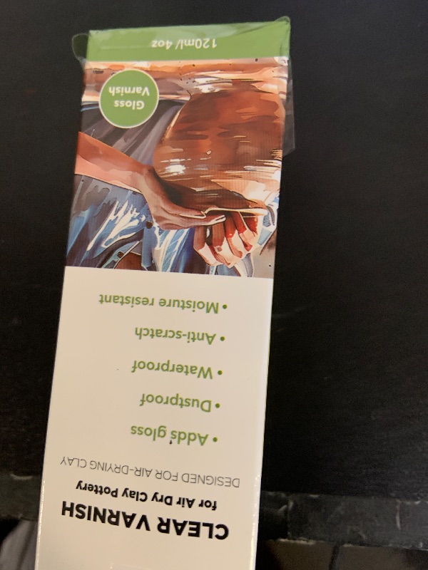 Photo 1 of 120ml Air Dry Clay Varnish - Air Dry Clay Sealant for Airdry Clay - Clear Varnish for Air Dry Clay Pottery - Gloss Finish Clear Varnish for Pottery, Used to Prevent Clay Cracking, Scratches, Wear