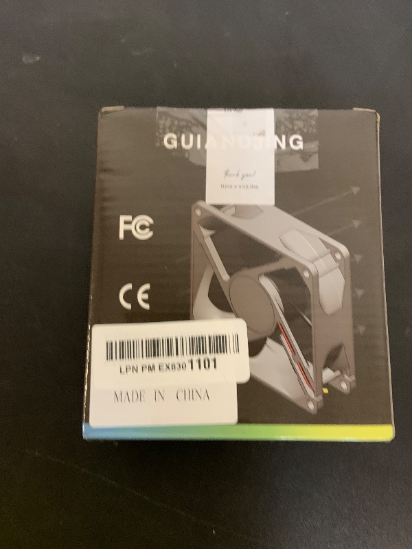 Photo 1 of GUIANDJING IP67 120mm 38mm Waterproof Fan DC12V 3000RPM 2Pin High Speed for Outdoor Cabinet Greenhouse DIY Ventilation Project