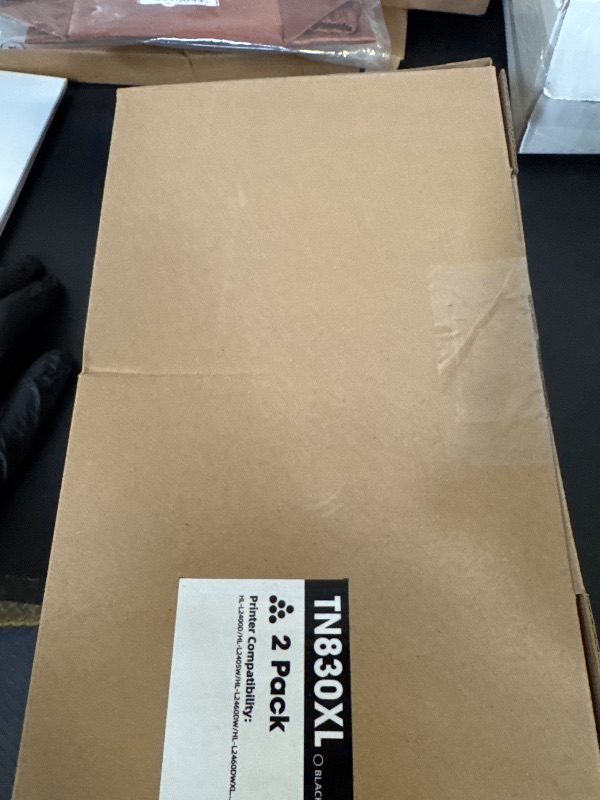 Photo 1 of TN830XL TN830 Toner Compatible Replacement for Btother TN830XL TN830 Toner Cartridges Use with HL-L2460DW DCP-L2640DW HL-L2400D HL-L2405W MFC-L2820DW HL-L2405W HL-L2400D 2465DW Printer (2 Black)