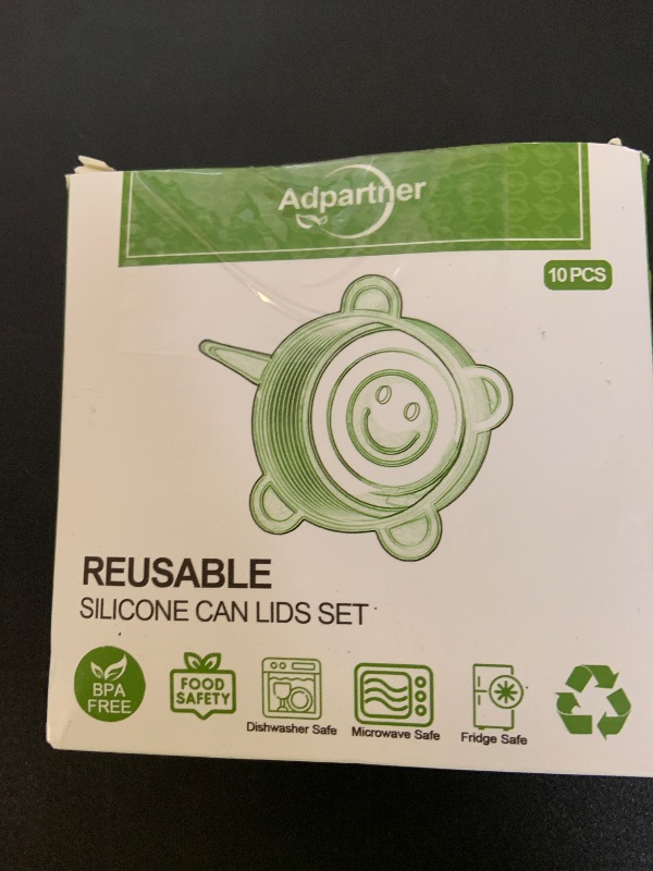 Photo 1 of Adpartner Silicone Can Lids (10 Pack, All 2.6'' Diameter), Reusable Silicone Stretch Lids for Pet Food Cans, BPA-free Seal Can Covers for Yogurt Jars Soda Regular Mason Jars Canned Pet Foods