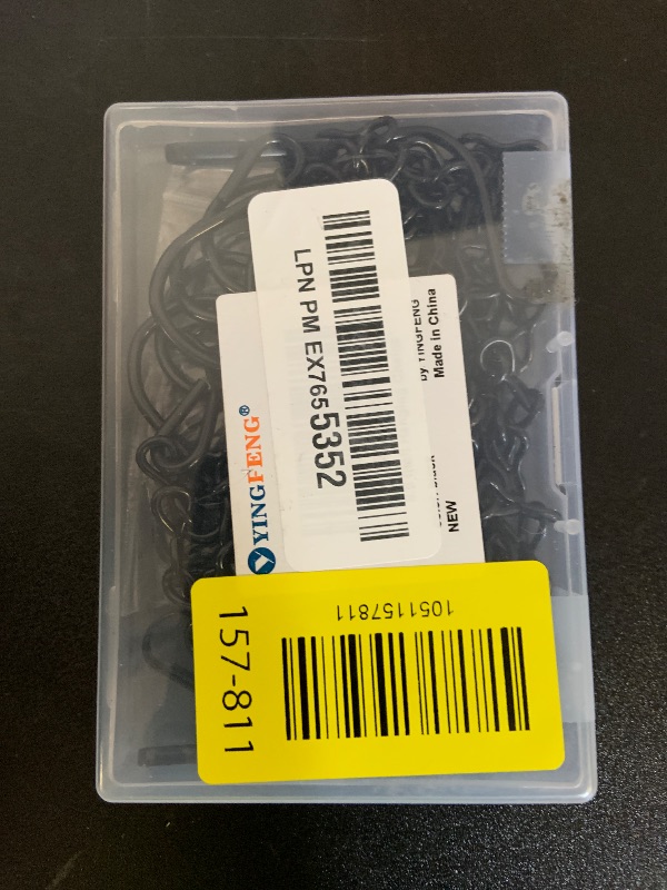 Photo 1 of YINGFENG 10 Pack 9.5 Inch Black Hanging Chains, Garden Plant Hangers for Hanging Bird Feeders, Billboards, Chalkboards, Basket, Planters, Lanterns, Wind Chimes and Decorative Ornaments Etc
