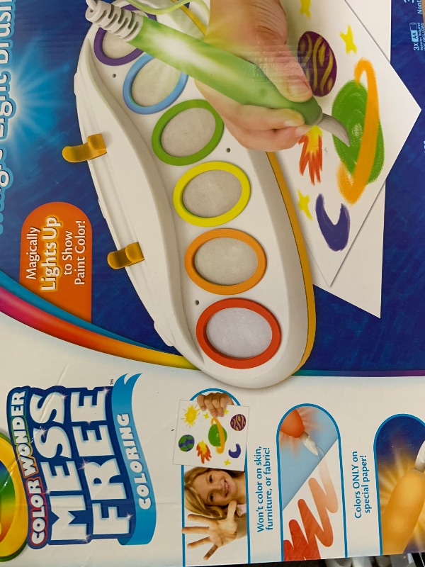 Photo 1 of Crayola Color Wonder Magic Light Brush, Mess Free Painting Station for Kids, Gift for Kids, Toddler Toys & Activities, Ages 3, 4, 5