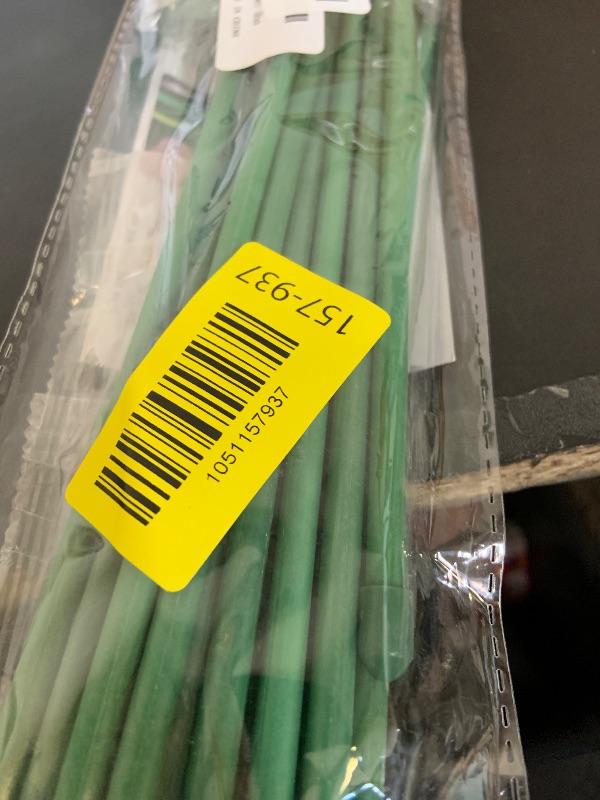 Photo 1 of Plant Stakes 17inch &11inch SupKing Adjustable Length Plant Support Stake 16Pcs Green Orchid Stick with Clips for Indoor Outdoor,Garden Pole for Potted Tomato Amaryllis Vegetables Comes with 20 Ties
