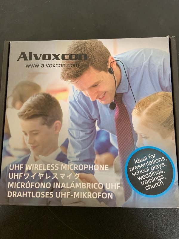 Photo 1 of Alvoxcon TG220S Dual Wireless Lapel Mic for iPhone, DSLR Camera, PA Speaker, YouTube, Podcast, Video Recording, Conference, Vlogging, Church, Interview, Teaching