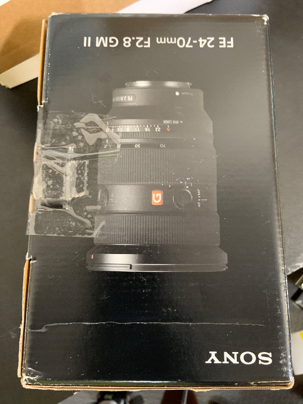 Photo 1 of Sony FE 24-70mm f/2.8 GM Lens (SEL2470GM) + Filter Kit + Lens Cap Keeper + Electronics Basket Cleaning Kit + More (Renewed)