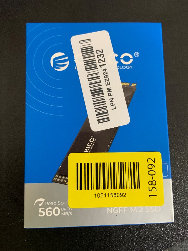 Photo 1 of ORICO M.2 2280 SATA SSD, 4TB Internal M.2 SSD with B+M Key for Desktop/Laptop, SATA III 6Gbps NGFF Solid State Drive Low Power Consumption (PCIe NVMe Incompatible) - Y20M