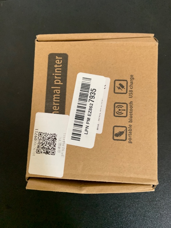 Photo 1 of Bluetooth Thermal Receipt Printer, 58mm USB Portable Mobile POS Printer Mini Ticket Bill Printer for Small Business and Home Use Support iOS Android (Without