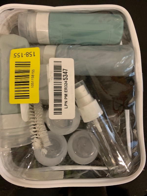 Photo 1 of Redfly 17PCS Travel Bottles for Toiletries, TSA Approved Silicone Travel Size Containers, Leak Proof Toiletry Containers for Shampoo, Conditioner, Lotion & Creams Gray