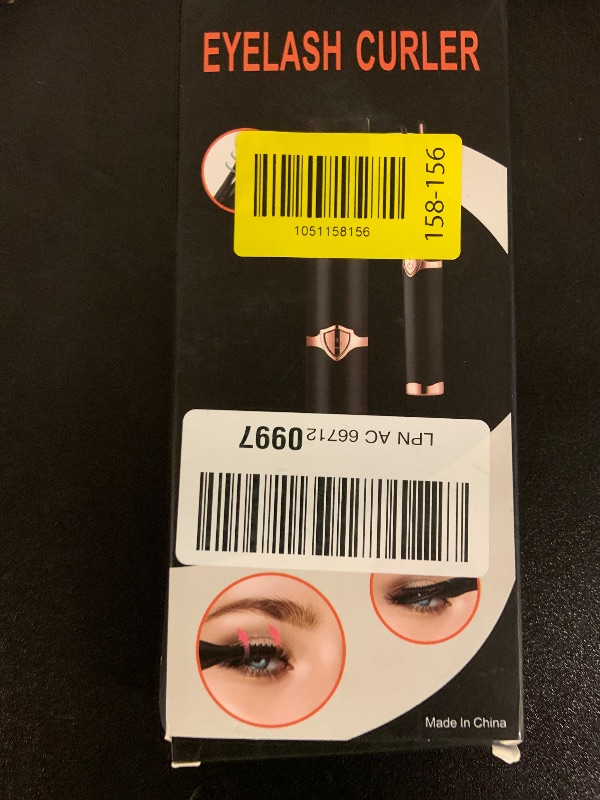 Photo 1 of Heated Eyelash Curler - Fast Heat up in 8s - 3 Heat Modes with USB Rechargeable - Electric Eyelash Curler - Natural Curling 24 Hours Long Lasting, Anti-Burn Eyelid, Brown Black CC