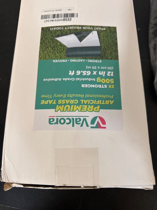 Photo 1 of Valcora 12 Inch Artificial Grass Self-Adhesive Seaming Turf Tape with 500g Strong Adhesive System, Artificial Turf Seam Tape for Synthetic Lawn Installation 12" x 65.6ft (30cm x 20m)