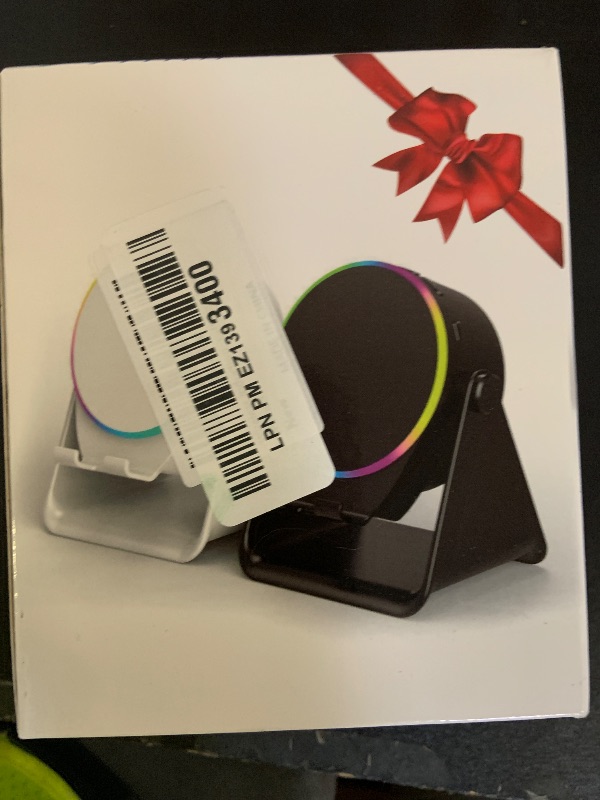 Photo 1 of Wireless Induction Speaker, 4 in 1 Bluetooth Speaker Phone Stand with RGB Light, 360° Rotation Phone Holder Compatible with iPhone Android iPad Samsung Galaxy, Birthday Gift for Men Women