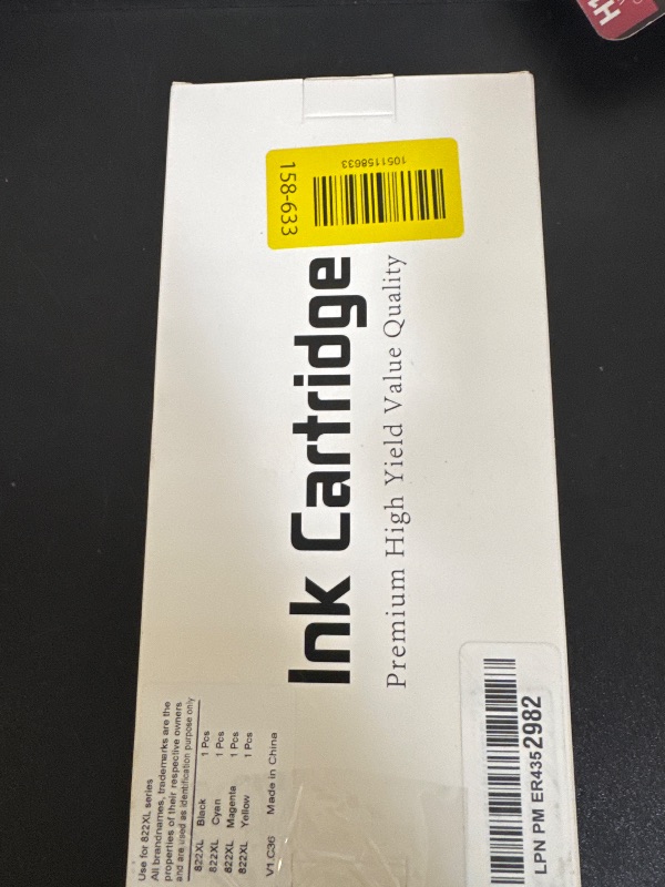 Photo 1 of 822XL Remanufactured for Epson 822 Ink Cartridges for 822XL T822 for Workforce Pro WF-3820 WF-3823 WF-4820 WF-4830 WF-4833 WF-4834 Printer 4 Pack 1 Black 1 Cyan 1 Magenta 1 Yellow