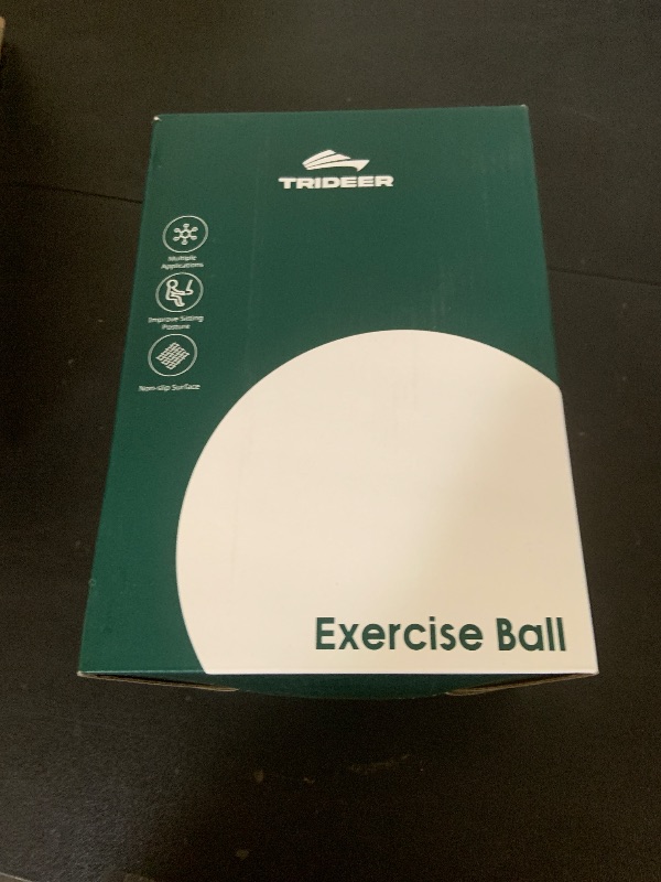 Photo 1 of Trideer Yoga Ball for Exercise, Pregnancy & Birthing, 5 Sizes Exercise Ball for Physical Therapy, Stability, Fitness, Quick Pump Included