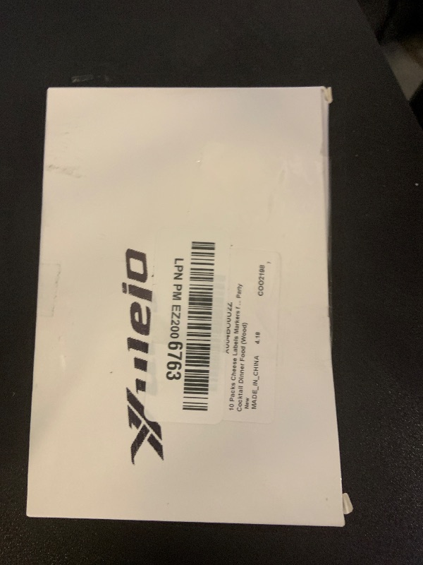 Photo 1 of 10 Packs Cheese Labels Markers for Charcuterie Board Cheese Markers Food for Buffet Picks for Christmas Wedding Birthday Party Cocktail Dinner Food (Wood)