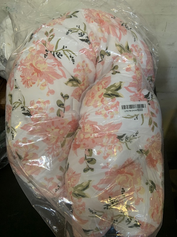 Photo 1 of Little Grape Land Nursing Pillow, Multifunctional Breast Feeding Pillow with Arm Pillow, 3pk Baby Support Pillow with Adjustable Waist Strap and Removable Cover, Rose Floral