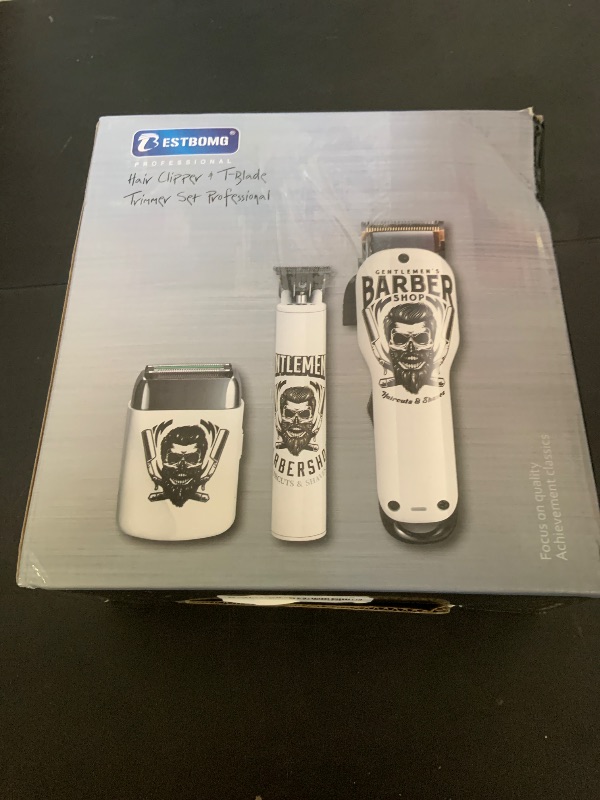 Photo 1 of BESTBOMG® Hair Clippers for Men Professional, Beard Trimmer Kits & Sets, Electric Shavers, Hair Clippers & Trimmer Ceramic T-Blade, for Barber, for Gifts