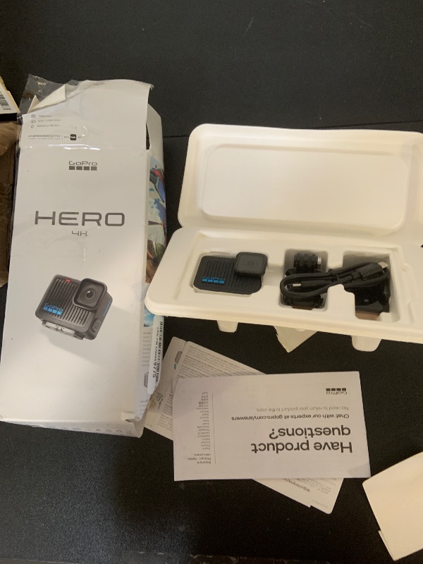 Photo 1 of GoPro Hero - Compact Waterproof Action Camera with 4K Ultra HD Video, 12MP Photo, Touch Screen