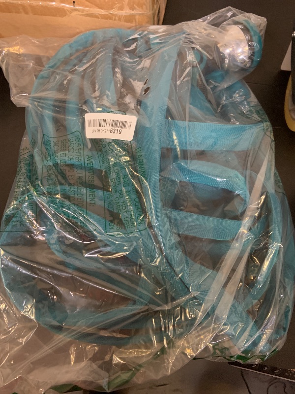 Photo 1 of Gnimihz Garden Hose 50ft, Made of TPE(Not PVC), Ultra-Light & Flexible Water Hose with Solid Brass Fittings, Non-Shrinking, Easy to Storage, Drinking Water Safe Material, All-weather, SeaBlue