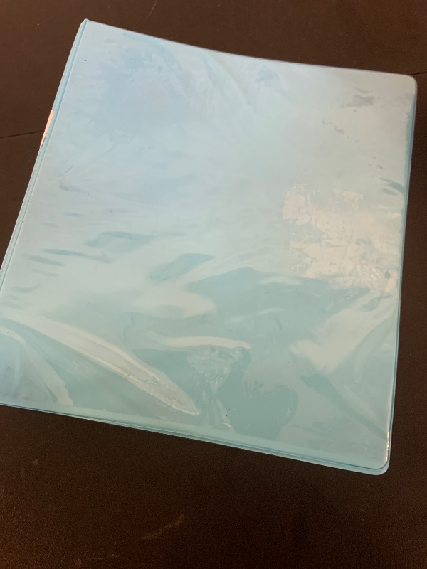 Photo 1 of 3 Ring Binder 1.5 Inch Blue, 1 ½ inch Binder Clear View Cover with 2 Inside Pockets, Colored School Supplies Office and Home – by Enday