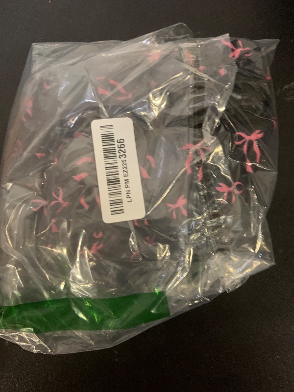 Photo 1 of Car Steering Wheel Cover Pink Stars Bows Black, Breathable Absorbing Sweat Anti Slip Polyester Car Accessories Decorative Protector 15 Inch Fit for Most Car, Trucks, SUV