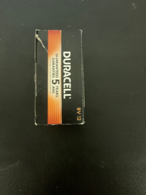 Photo 1 of Duracell CopperTop Battery, Black, 9V