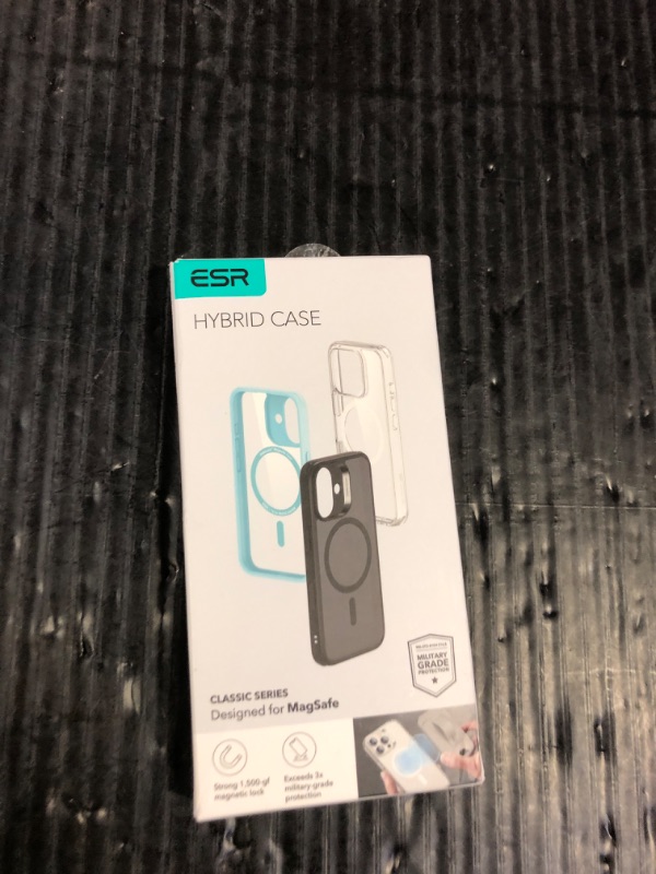 Photo 1 of ESR for iPhone 16 Pro Case, Camera Control, Compatible with MagSafe, Shockproof Military-Grade Protection, Magnetic Phone Case for iPhone 16 Pro, Classic Hybrid Case (HaloLock), Clear
