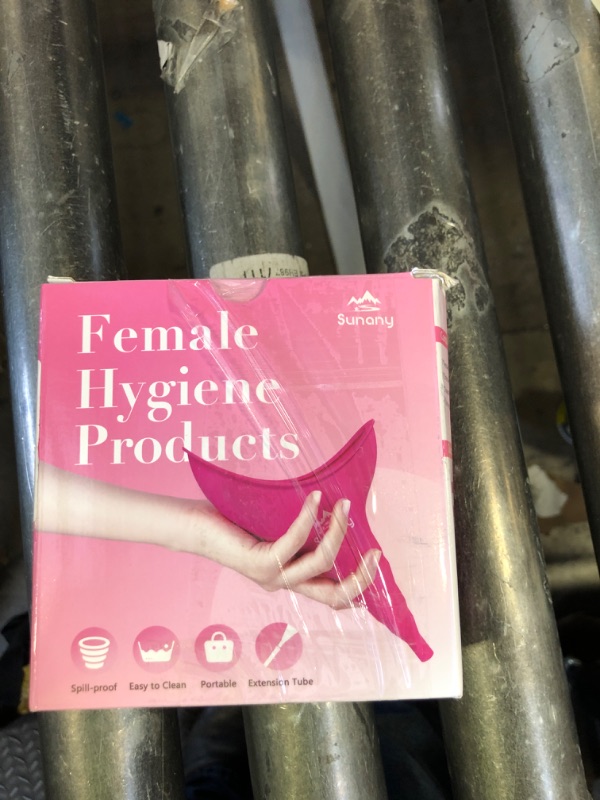 Photo 1 of Sunany Female Urinal, Female Urinal with Silicone Funnel, Portable for Standing Female, Reusable Urinal for Female Toilet, Women's Urinal is The Perfect Companion for Indoor Use
