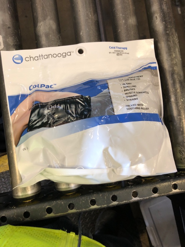 Photo 1 of Chattanooga ColPac - Reusable Gel Ice Pack - Black Polyurethane - Standard - 10 in x 13.5 in - Cold Therapy - Knee, Arm, Elbow, Shoulder, Back - Aches, Swelling, Bruises, Sprains, Inflammation