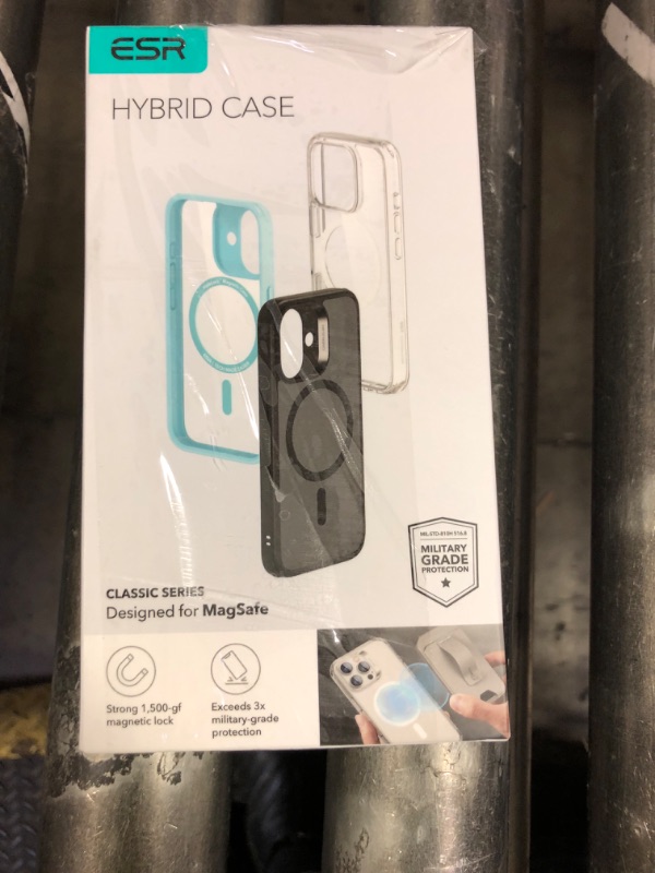 Photo 1 of ESR for iPhone 16 Pro Max Case, Camera Control, Compatible with MagSafe, Shockproof Military-Grade Protection, Magnetic Phone Case for iPhone 16 Pro Max, Classic Hybrid Case (HaloLock), Clear