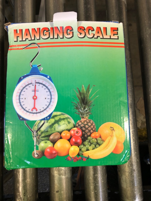 Photo 1 of QWORK Precision Hanging Scale, 110lbs / 50kg Capacity, Dual Unit, Heavy Duty