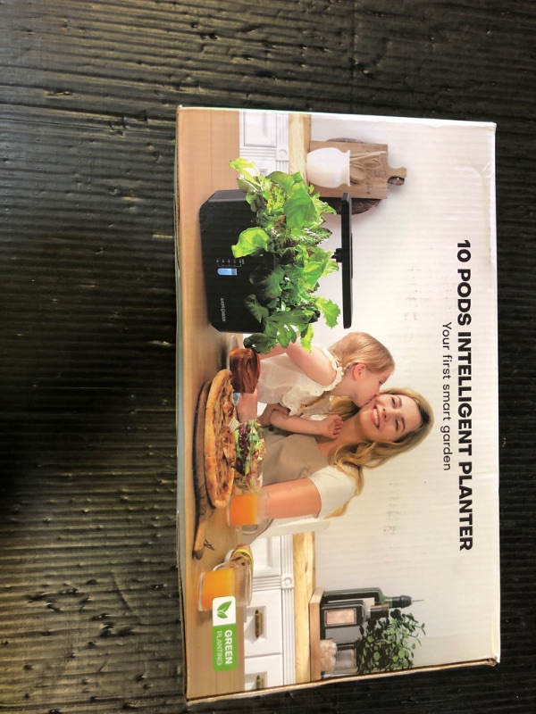 Photo 1 of Ahopegarden Indoor Garden Hydroponics Growing System: 10 Pods Plant Germination Kit Aeroponic Herb Vegetable Growth Lamp Countertop with LED Grow Light - Hydrophonic Planter Grower Harvest Lettuce