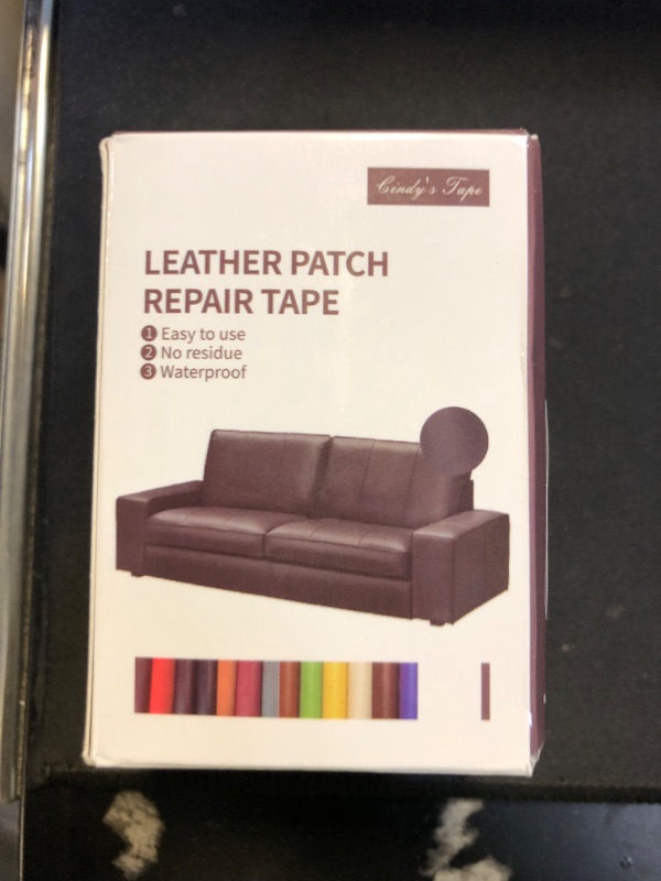 Photo 1 of Leather Repair Patch Tape, Light Beige 3 x 61 Inches Self Adhesive Leather Repair Kit for Furniture, Car Seat,Vinyl Leather Repair Kit for Office Chairs, Couch, Sofa, Luggage