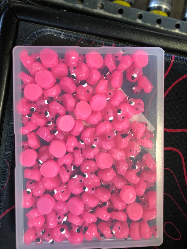 Photo 1 of TOUCH TOP 100pcs Mini Flamingo Resin Ducks, Pink Figurine Tiny Animals Set Toy Bulk for Garden Lawn Decor DIY Craft Dollhouse Micro Landscape Fairy Party Gifts