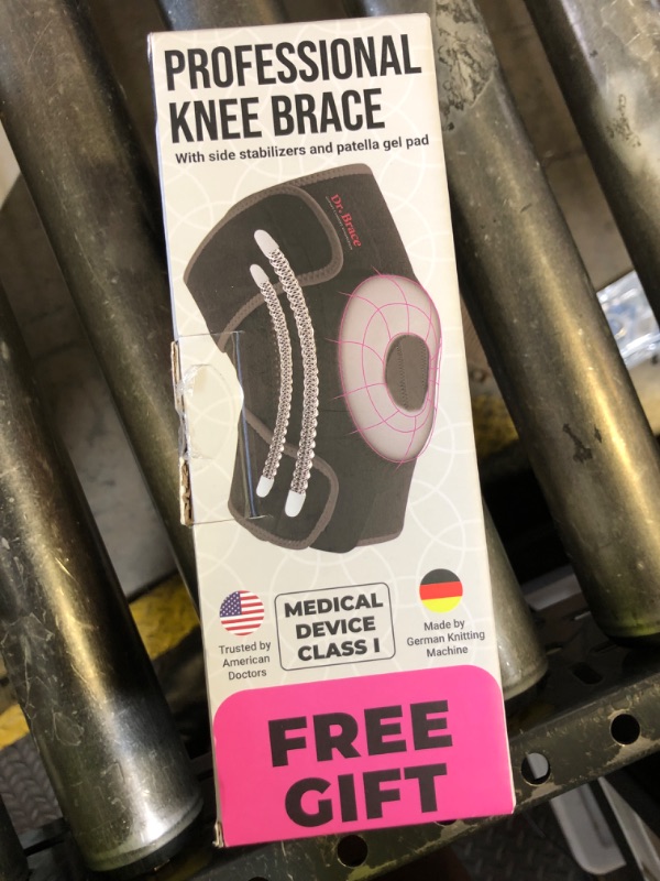 Photo 1 of DR. BRACE ELITE Knee Brace with Side Stabilizers & Patella Gel Pads for Maximum Knee Pain Support and fast recovery for men and women-Please Check How To Size Video (Orion's, Medium)