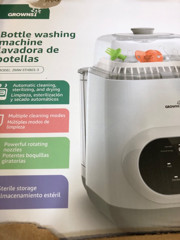 Photo 1 of Grownsy EaseClean Bottle Washer Pro | All-in-One Bottle Washer and Sterilizer and Dryer | Baby Bottle Washer for Bottles, Pump Parts & Baby Essentials | Replaces Hand Washing