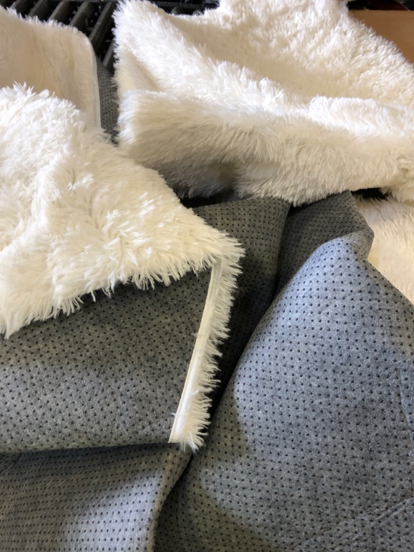 Photo 1 of ONE HUGE WHITE FUZZY RUG 