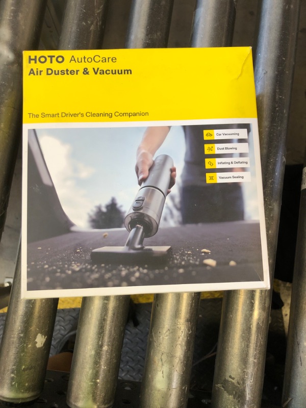 Photo 1 of HOTO Handheld Car Vacuum Cleaner Cordless, 4-in-1 Portable Mini Vacuum with 20000Pa Strong Suction, Electric Compressed Air Duster Blower for Car, Desk, Computer, Keyboard, Home, Office Cleaning