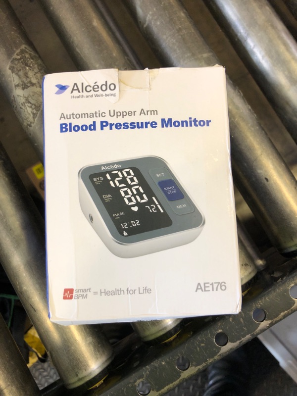Photo 1 of Alcedo Blood Pressure Monitor for Home Use, Automatic Digital BP Machine with Large Cuff for Upper Arm (Black Backlit Screen)