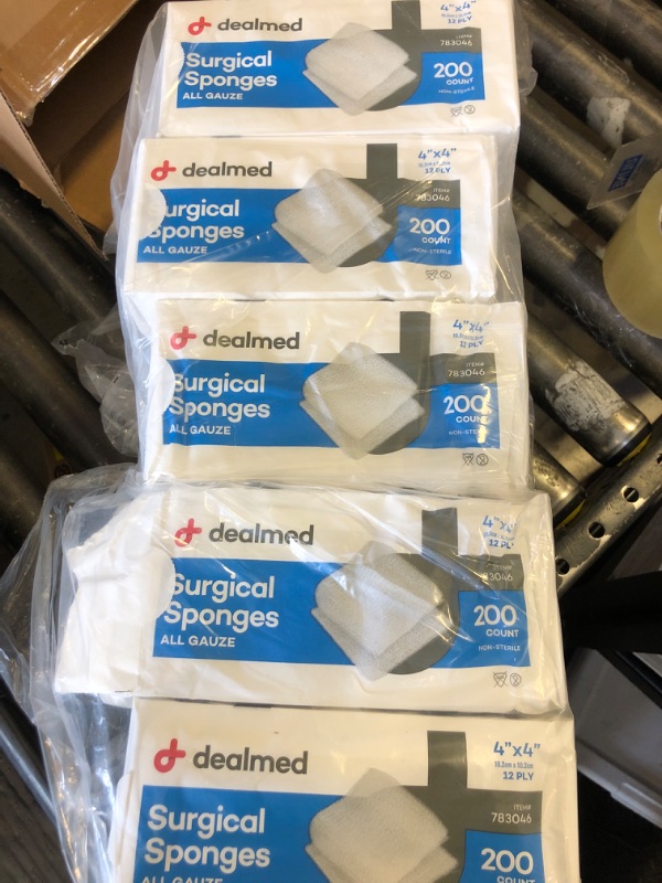 Photo 1 of DEALMED SURGICAL SPONGES
10 BOXES