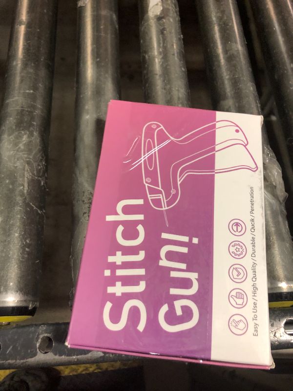 Photo 1 of Stitch  For Clothes, Stitchy Quick Clothing Fixer, Micro Tagging Gun for Clothing, Mini Sticky Sewing Gun, Stichy Fix Gun, Includes 6 Needles, 1 Scissors, 2000 Black & 2000 White Fasteners