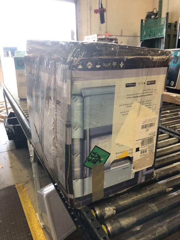 Photo 1 of GE Profile Opal 2.0 XL with 1 Gallon Tank, Chewable Crunchable Countertop Nugget Ice Maker, Scoop Included, 38 lbs in 24 Hours, Pellet Ice Machine with WiFi & Smart Connected, Moonstone Blue