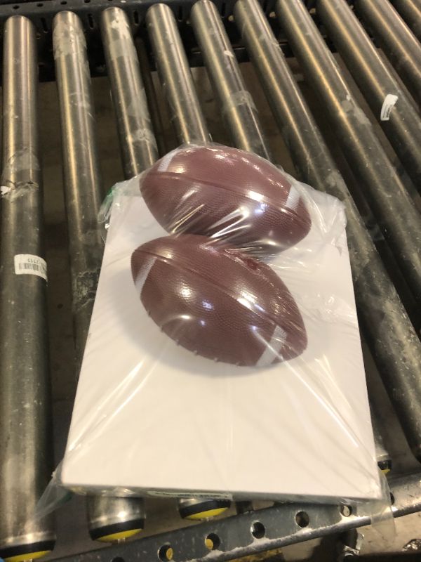 Photo 1 of Justforjoyful Inflatable Football Target Floats for Pool Water Football Games for Kids Swimming Toss Game for Beach Yard Outdoor Indoor Family Party Birthday Gift