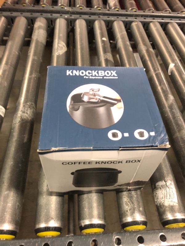 Photo 1 of 6.3-Inch Large Espresso Knock Box - Shock-Absorbent Design with Removable Knock Bar & Non-Slip Base - Durable Coffee Machine Accessories for Home, Office, Café Use