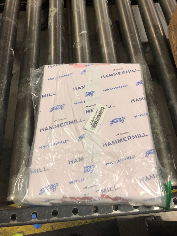 Photo 1 of Hammermill Colored Paper, 20lb Pink Printer Paper, 8-1/2 x 11- 1 Ream (500 Sheets) - Made in the USA, Pastel Paper, 103382R