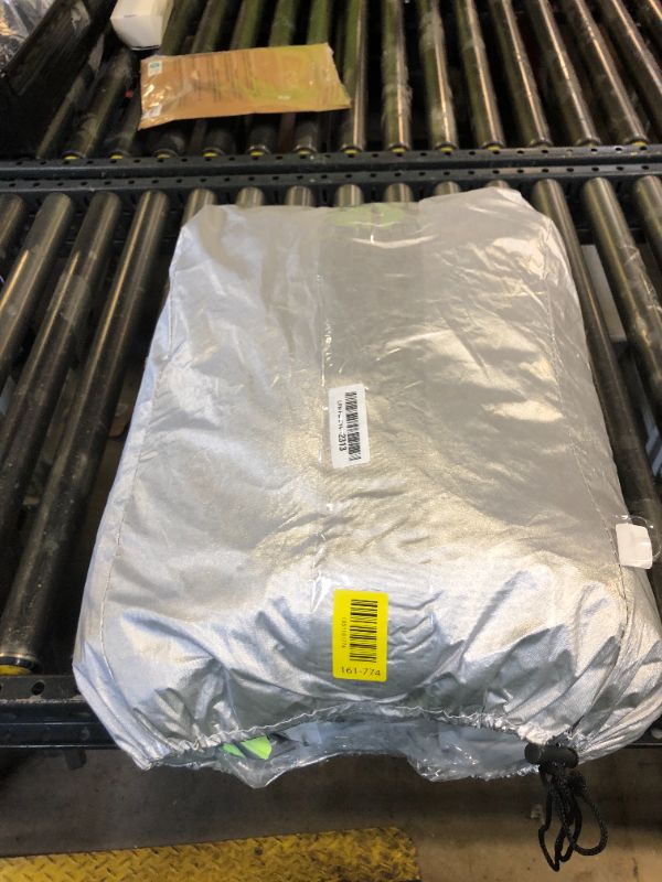 Photo 1 of QUYDDC Full Car Cover Universal 6 Layers Outdoor Thicked All Weather Cover, Sunshield, Waterproof, Snow Proof, UV Proof, Scratch Proof, Bird Droppings, 6 Reflective Strips, Fits SUVs up 181"-190"