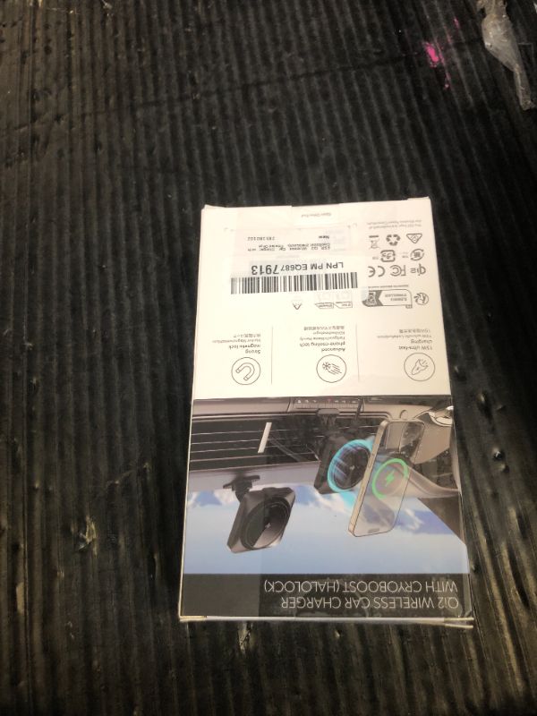Photo 1 of ESR for Qi2 15W MagSafe Car Mount Charger with CryoBoost, Phone Cooling MagSafe Car Charger, Air Vent/Dashboard Wireless Charging for iPhone 16/15/14/13/12, Galaxy S25 Series, Fast Charger, Black